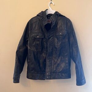 Levi’s Men's Black Leather Jacket